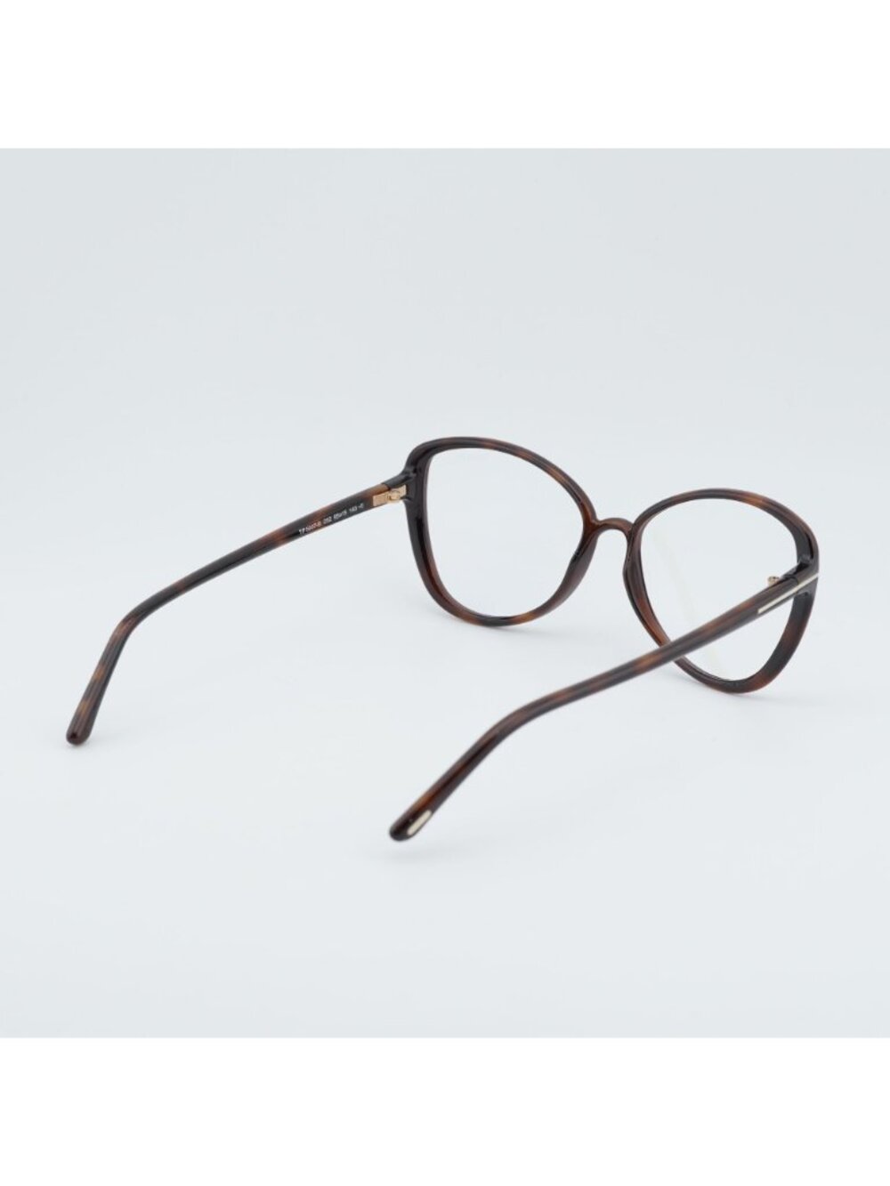 Tom Ford FT5907-B 052 Eyeglasses Havana 55mm Butterfly Frame, Blue Light Block - Picture 4 of 10